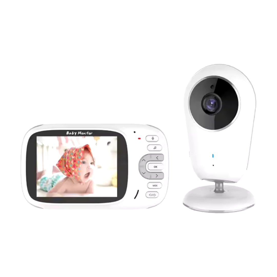 Cameră de supraveghere video de supraveghere cu vedere nocturnă fără fir Monitor pentru bebeluși cu cameră și transmisie audio 2.4G wifi 