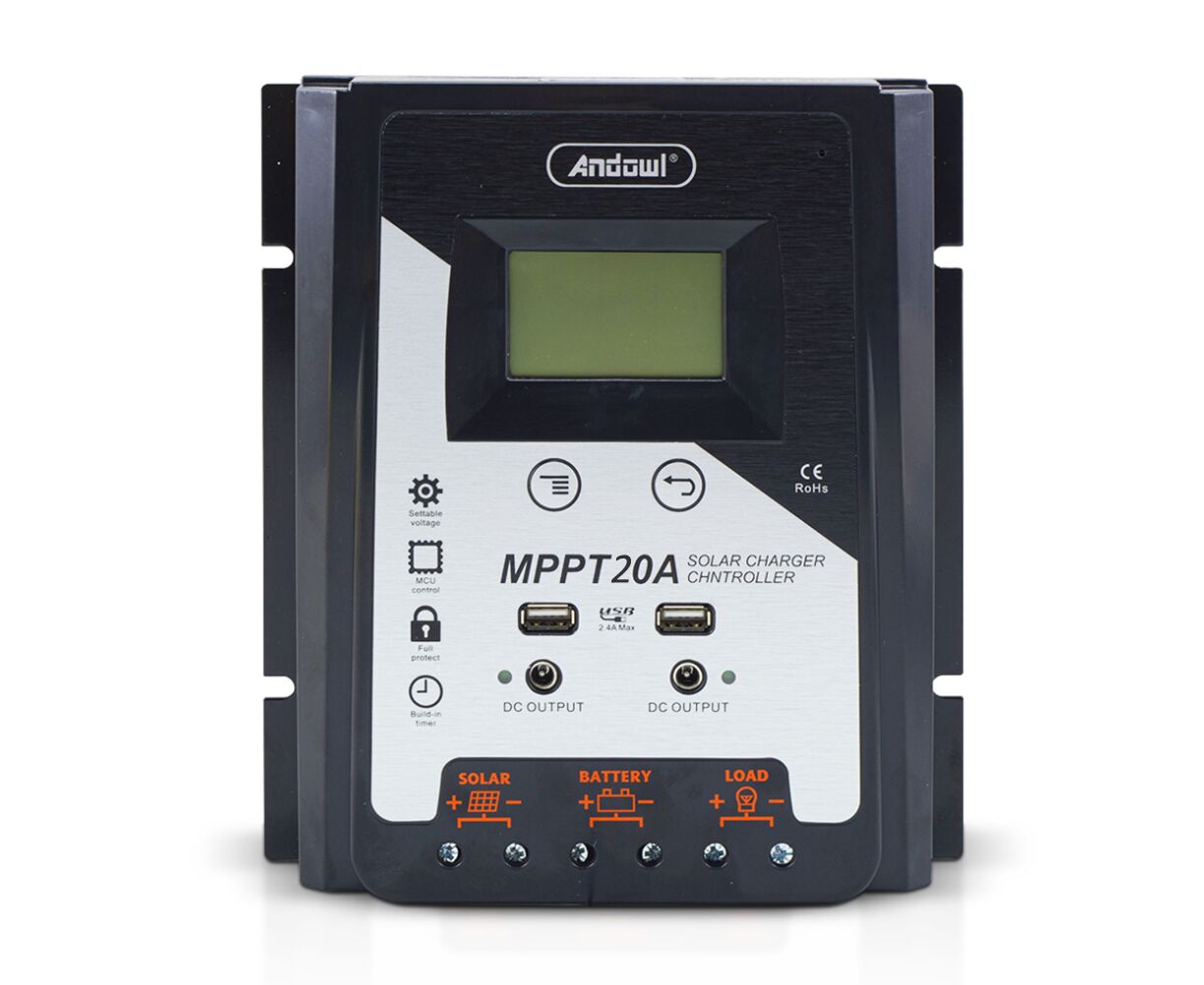 Controller tensiune panou solar, 12/24V, afisaj LCD, MPPT 30A 