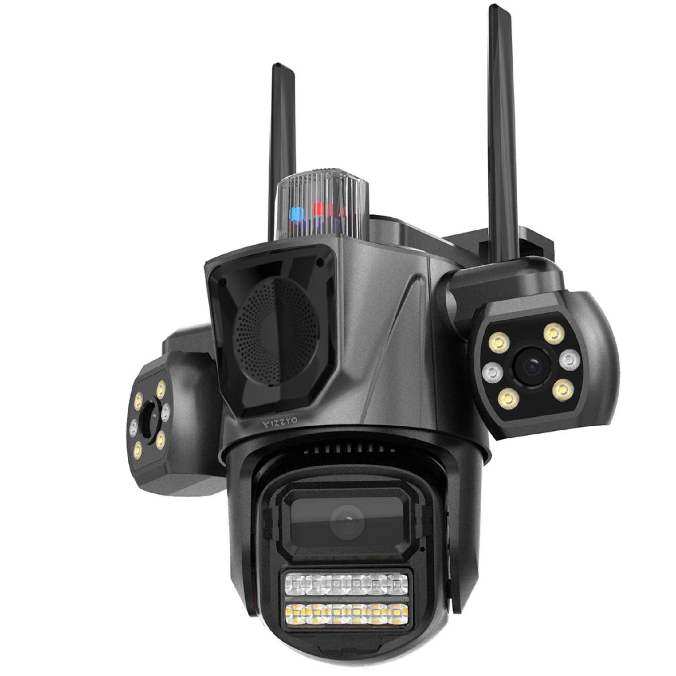 Cameră Supraveghere Wi-Fi 3 Lentile 5MP – AI, Senzor Mișcare & Audio Bi-Directional