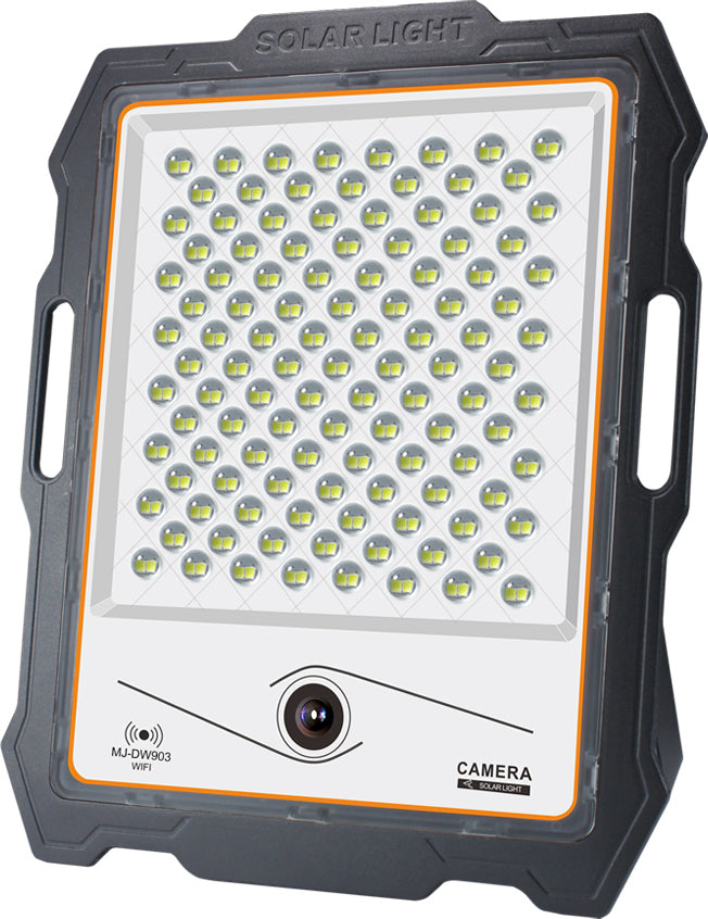 Proiector solar 300W cu camera pentru exterior IP67