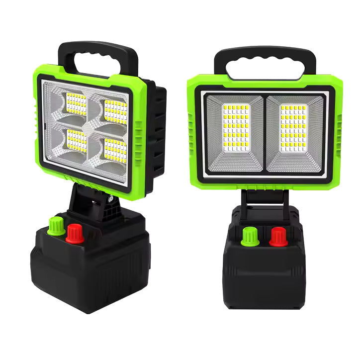 Proiector solar 300W pentru pescuit și drumeții: autonomie 20 ore, baterie externă și 160 LED-uri. 