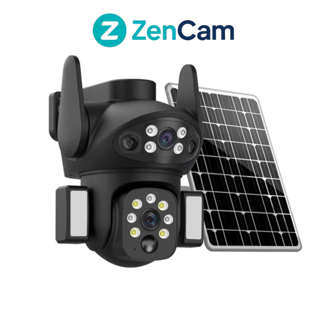 Panou solar pentru camera supraveghere 4G PTZ