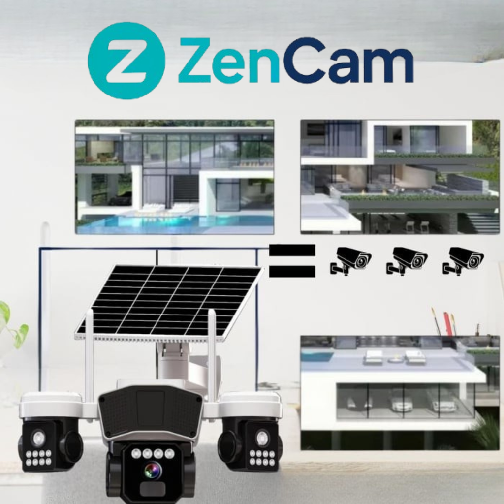 Camera solara cu panou solar si conectivitate 4G