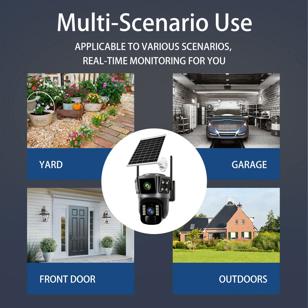 Cameră de supraveghere 4G cu night vision și lentile de 3MP