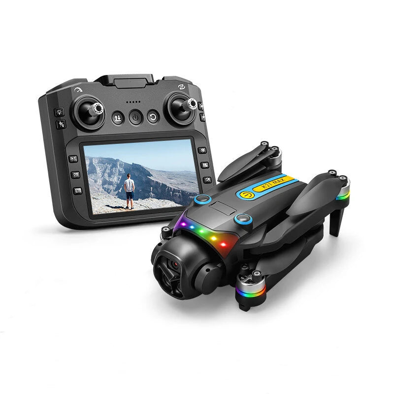 Detaliu sistem dual camera pe dronă cu autonomie de 20 minute