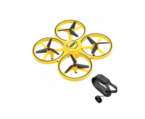 Drona cu telecomanda, control prin miscarea mainii, 