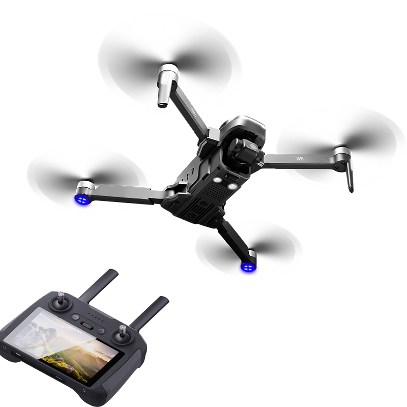 Control precis al dronei prin telecomandă dedicată