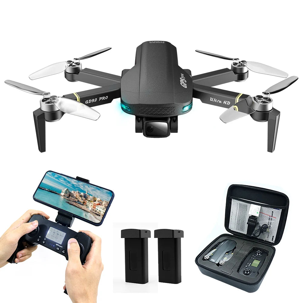 Drona cu GPS, Camera 4k, Distanta operare 2km, Autonomie 30min 