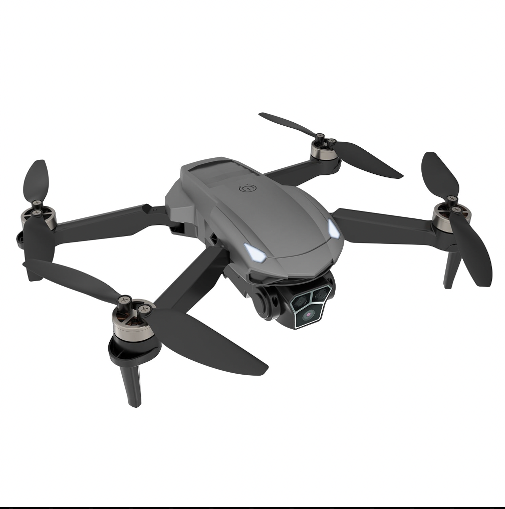 Dronă cu cameră în zbor, rază 200 m și autonomie 15 minute – vedere frontală