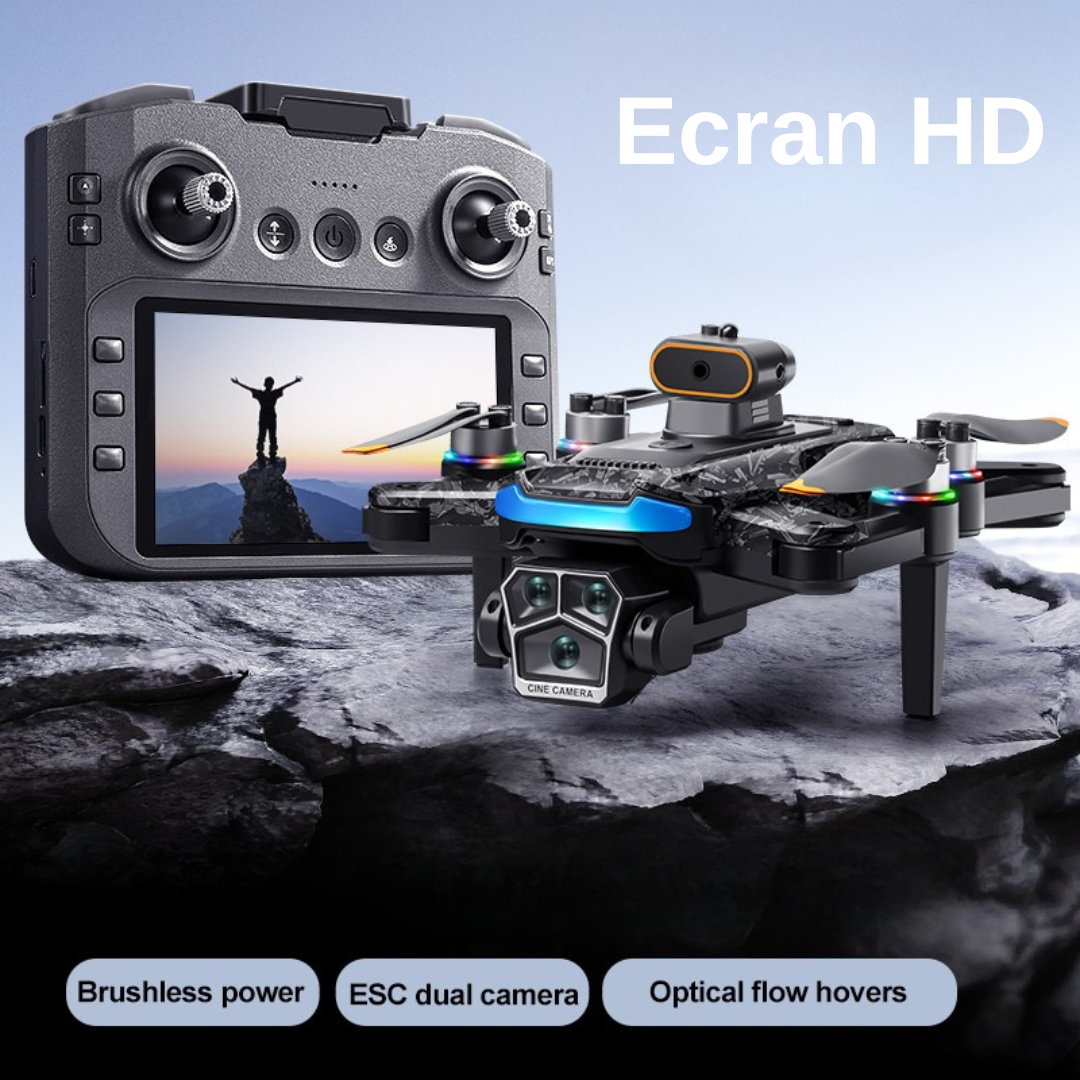 Dronă cu autonomie de 15 minute și distanță de operare 150m pentru zbor stabil.