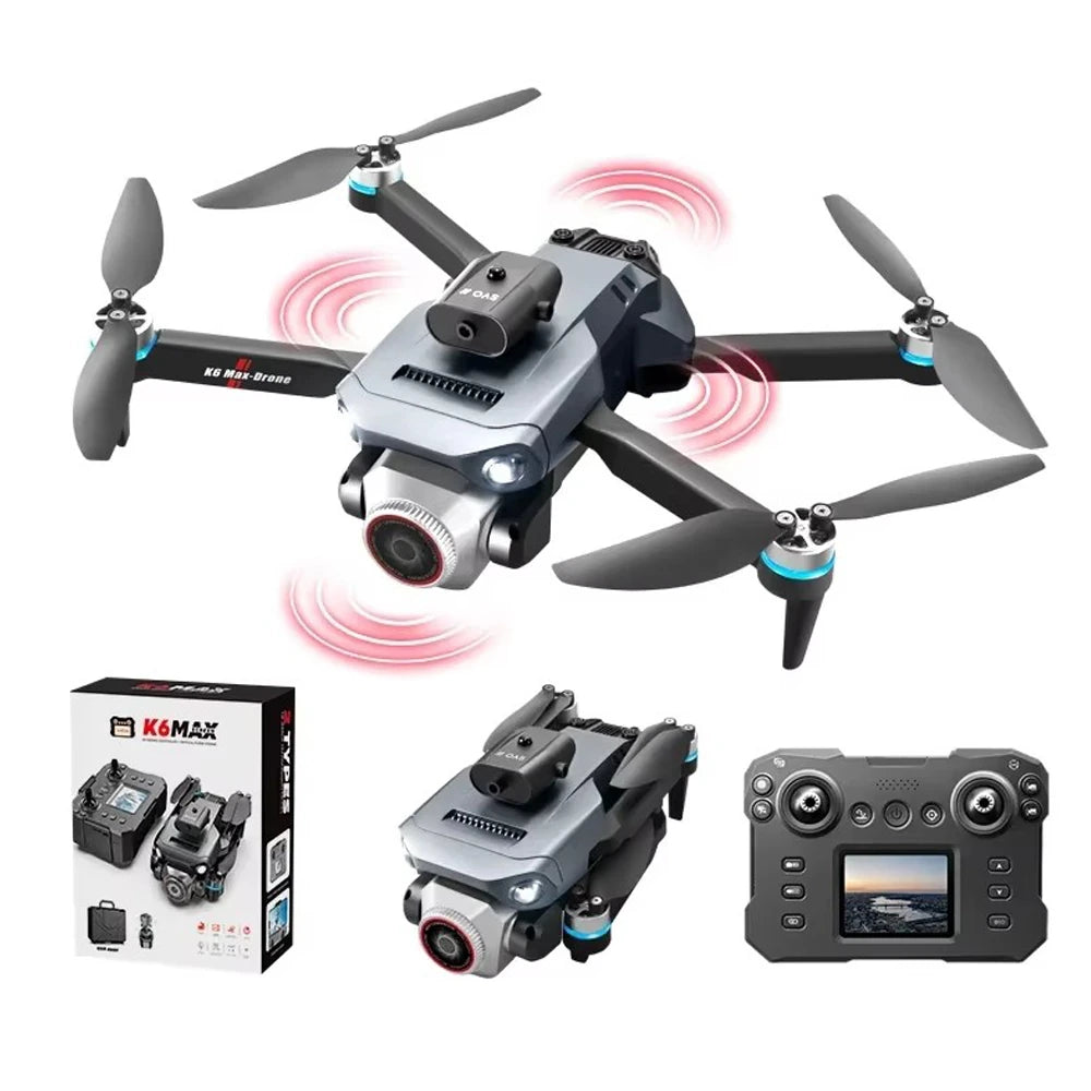 Dronă de hobby cu cameră video, control cu display integrat și distanță operare 150 m.