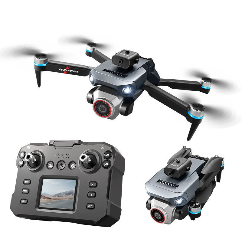 Dronă cu senzori de evitare obstacole și elice de rezervă pentru zbor sigur.