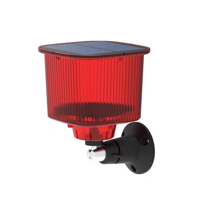 Alarma solara cu ultrasunete pentru indepartarea animalelor, aparat anti-daunatori - Red 